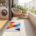 thumbnail image 4 of Yayeee Doormat for Indoor Entrance 32" x 20" Non Slippery Floor Rug, Colorful Triangles, 4 of 8