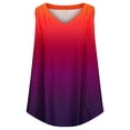 thumbnail image 3 of Womens Plus Size Tank Tops, Sleeveless Shirts for Women Summer Fashion Loose Fit Ombre Tie Dye Crewneck Tees, 3 of 6