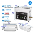 thumbnail image 2 of 6L Ultrasonic Vinyl Cleaner Machine with Heater Timer Basket UltraSonic Ultrasound Cleaning, 2 of 7