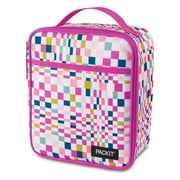 PackIt Freezable, Reusable Upright Lunch Box, Cute Check
