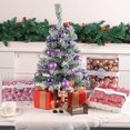 thumbnail image 6 of Twfbrm Christmas Ball Ornaments Set 44ct Box Color Christmas Decorations Mall Christmas Tree Decoration Ball Hanging Ornaments with 6 Styles in 3 Sizes(Small Medium Large), 6 of 8