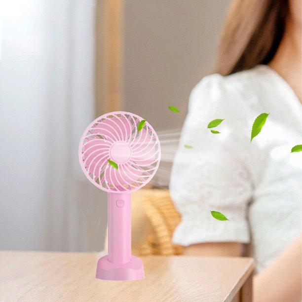 Ganfancp Ventilador de Mano Ventilador Portátil 3 Velocidades Viento Mini Ventilador de Viaje con Respaldo de Energía Ventilador de Mano Usb Plegable Liquidación Ventilador de Mano*1 Usb*1