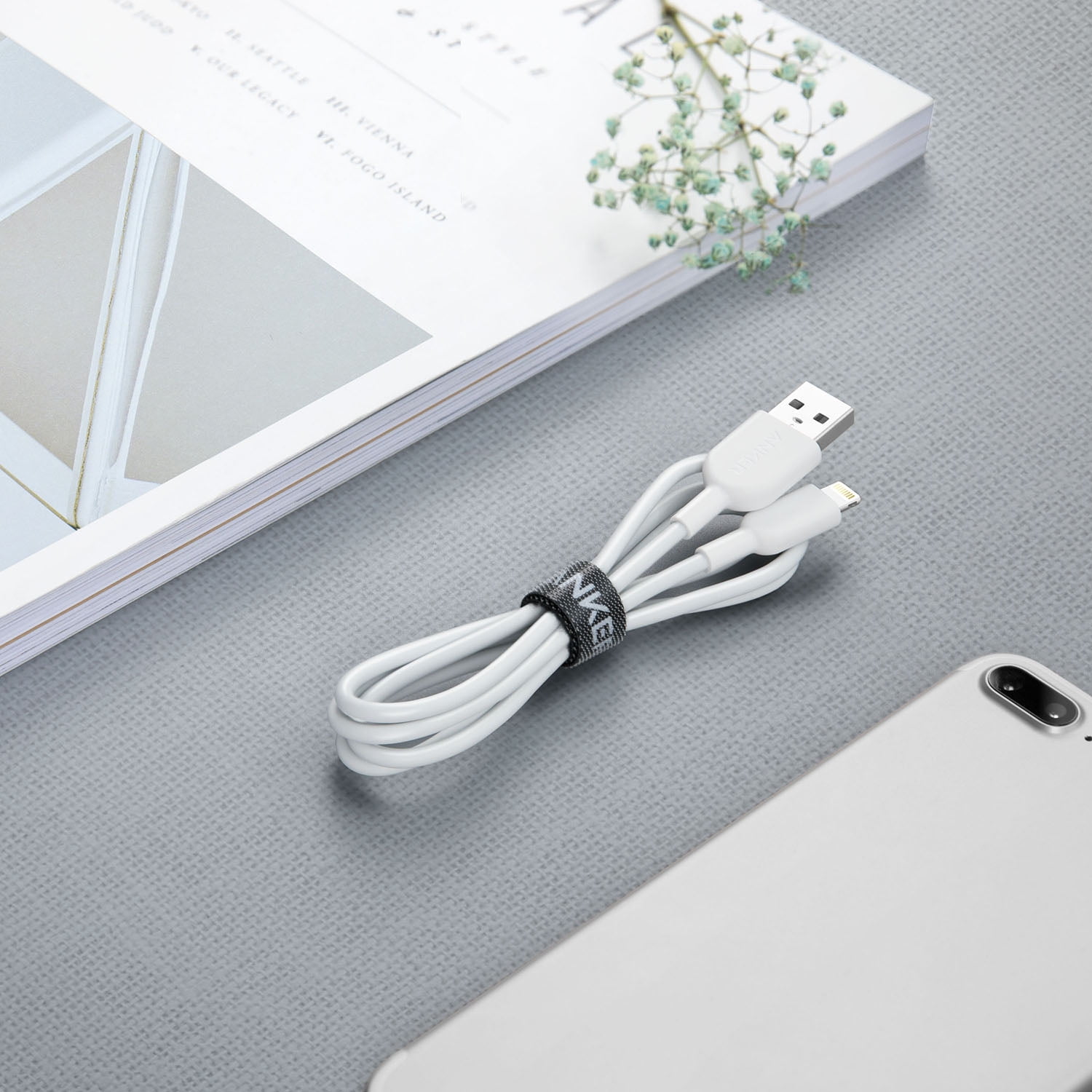 Anker Powerline II Lightning Cable: Fast Charge, 3ft MFi Anker Powerline II Lightning Cable: Fast Charge, 3ft MFi