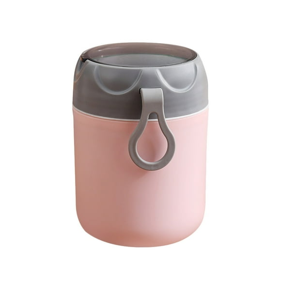 BRIGHTFUFU Microondas aislada Copa Aislamiento Sopa Taza de desayuno portátil Overnight Taza de avena