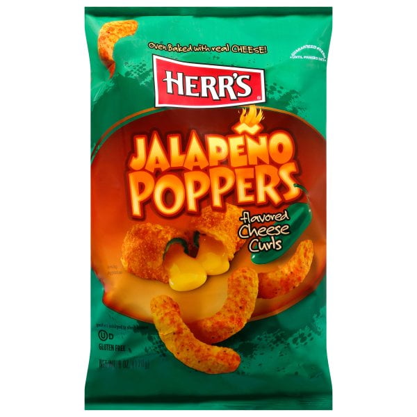 Herr's Cheese Curls Jalapeño Poppers