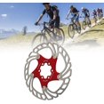 thumbnail image 2 of Bicycle Floating Disc Brake Rotor Great Heat Dissipation 6 Aluminum Alloy Stainless Steel Road Bike Disc Brake Rotor For Cycling (160mm), 2 of 5