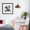 thumbnail image 3 of Stupell Industries Art Deco Black Bag Elegance & Glamour Black Framed Print Under Glass, 16 x 16, by Martina Pavlova, 3 of 8