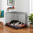 thumbnail image 3 of FDW Large Dog Crate 42 Inch Dog Cage Foldable Metal Kennel with Leakproof Tray Foldable Design Indoor Outdoor Use for Large Dogs,Black, 3 of 8