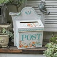 thumbnail image 3 of Mailboxes Wall Mount for Outside Vintage Metal White Mailboxes for House Porch Garden Wall Decoration Wedding Card Box Decor, 3 of 6
