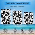 thumbnail image 5 of GZHJMY Beach Towel for Women Girls, Cute Pandas Bath Towel, Oversized Lightweight Sport Towel, 31x51 Inch, 5 of 7