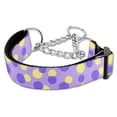 thumbnail image 2 of Confetti Dots Nylon Collar Martingale Lavender Medium, 2 of 3