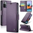 thumbnail image 1 of Funda tipo cartera Xiaomi Redmi Note 10 Pro 4G con cierre magnético, RFID, tarjetero, soporte, carga inalámbrica, 1 of 5