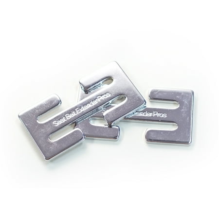 Pack of 2 Seat Belt Clips - Eliminates pain in