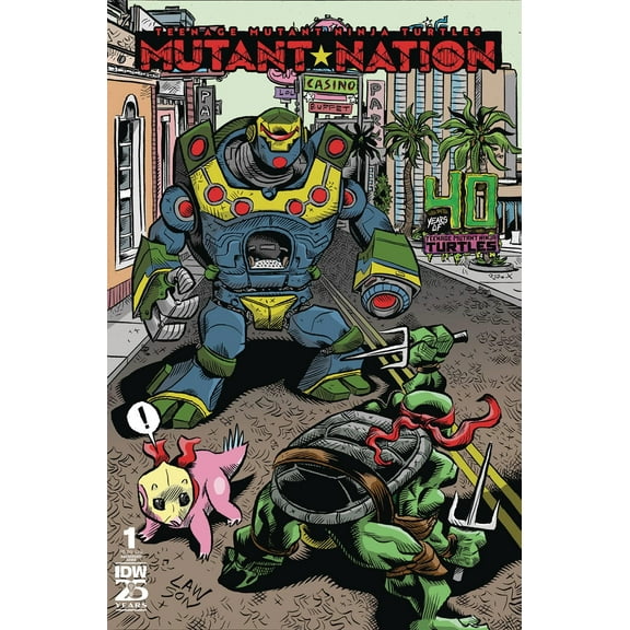 Tmnt Mutant Nation #1 Cvr D 40th Anniv Idw-prh Comic Book