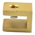 thumbnail image 4 of Copper Gold Glass Clamp Adjustable Glass Clip Shelf Clamp Holder Flat Back Mount Holder For Partition Board Desk, 4 of 12
