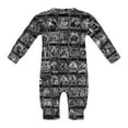 thumbnail image 6 of WWE WWE Baby Footless Rompers, Long Sleeve Baby Onesie Jumpsuit for Boys Girls, 6 of 8