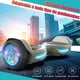 thumbnail image 4 of HOVERSTAR Hoverboard Bluetooth para niños, LBW27 - Patinete autoequilibrante de color mate, altavoz inalámbrico incorporado, luces LED y ruedas intermitentes Hoverstar  LBW27, 4 of 7