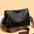 thumbnail image 3 of Bolso de mano de cuero genuino de alta calidad para mujer, bandolera de hombro de cuero de vaca suave de lujo, a la moda, 2024, 3 of 5