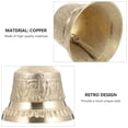 thumbnail image 2 of MasteelfCA Pendentif Cloche Style Rétro Décoration Suspendue Pratique en Cuivre, 2 of 9
