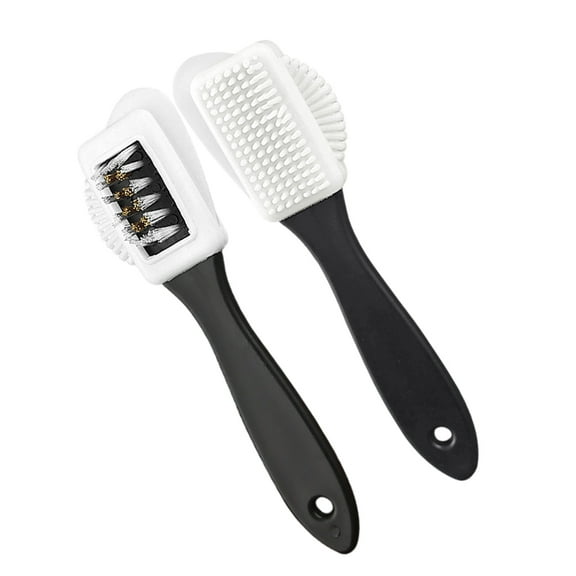 Suedes Shoe Brush,Shoe Brush 4-Way & Refreshing Brush for Shoes & Boot Care Shoe