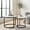 White, variant on Nesting Round Coffee Table Set - Modern Industrial Black Marble Pattern