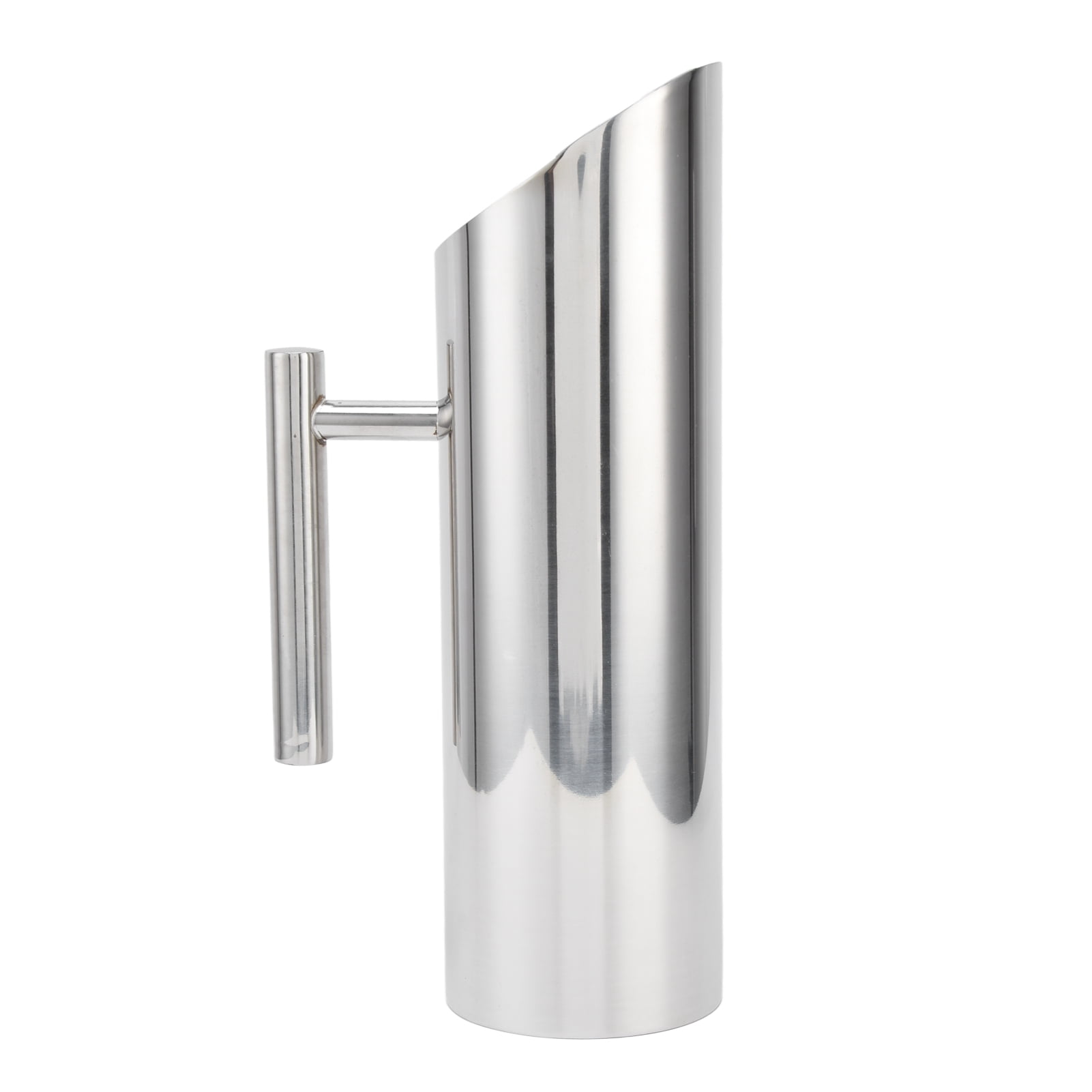 Stainless Steel Pitcher, Large Capacity Water Pitcher Ergonomic Handle For Water For Tea For Coffee 2L