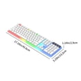 thumbnail image 4 of Hioyaky Keyboard And Mouse Gaming Led Wired Combo With Emitting Character Keyboard Button Usb Mouse Rainbow Backlit Mechanical Feeling Compatible, 4 of 8