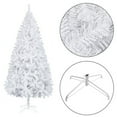 thumbnail image 3 of 8ft Artificial White Christmas Tree, Easy Assembly, Metal Base, Fake Christmas Tree for Home Office Party Decoration Indoor and Outdoor, Holiday Christmas Tree 7 ft,1380 Tips, 3 of 7