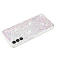 thumbnail image 4 of For Samsung Galaxy A35 Case,Cute Glitter Bling Twinkle Stardust with Drop Protection Shockproof Soft TPU Slim Flexible Phone Case Girls/Women Protective case for Samsung A35,White, 4 of 6