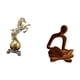 thumbnail image 5 of Figura de escritorio,Estantería con estatua de caballo para escritorio,oficina y decoración del hogar.,Figura decorativa de escritorio de resina para decoración del hogar,Figura de pensador, 5 of 8