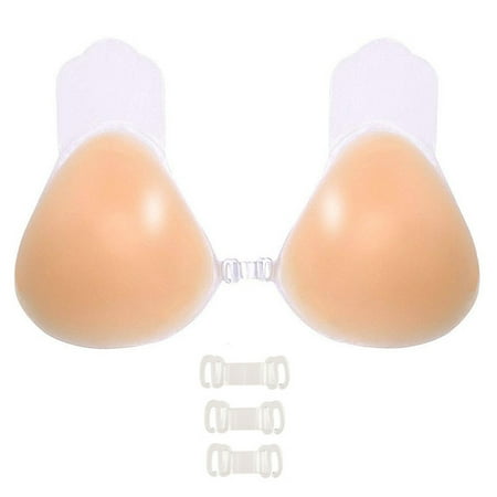 Breast Lift Pasties Nipple Cover Push Up Sticky Bra For Large Breast Silicone Adhesive Strapless Bras