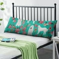 thumbnail image 2 of Paw Print Body Pillow Cover 20x54 - Breathable Full Body Pillowcase - Cute Dog Pattern for Pet Lovers, 2 of 3