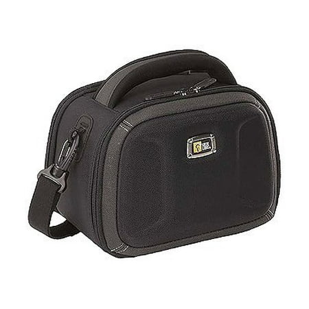 Case Logic QPB5 Hardshell EVA Medium Camcorder - Case for camcorder - ethylene vinyl acetate (EVA) - black, silver