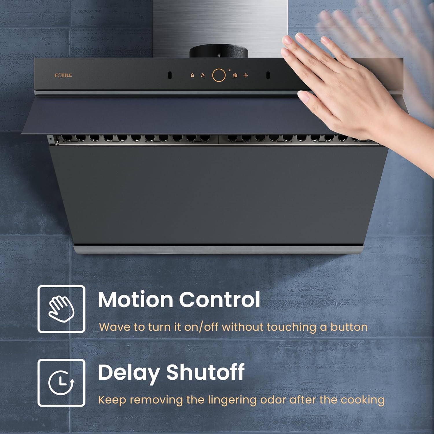 FOTILE 30 inch Ducted 1100-CFM MoonShadow Under Cabinet Range Hood