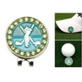 thumbnail image 4 of kurtrusly Zinc Alloy Golf Ball Markers Training Aids Hat Clip Anti-rust Putt Sign C, 4 of 5