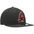 thumbnail image 3 of Men's New Era Pewter Tampa Bay Buccaneers Omaha 59FIFTY Fitted Hat, 3 of 6