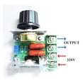 thumbnail image 2 of 2000W AC 220V SCR Regulador de voltaje electrónico Regulador de velocidad del motor, 2 of 6