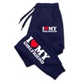 thumbnail image 4 of I Love My Girlfriend Printed Sweat pant Fitting Sport Pocket Drawstring Pant Outdoor, 4 of 6