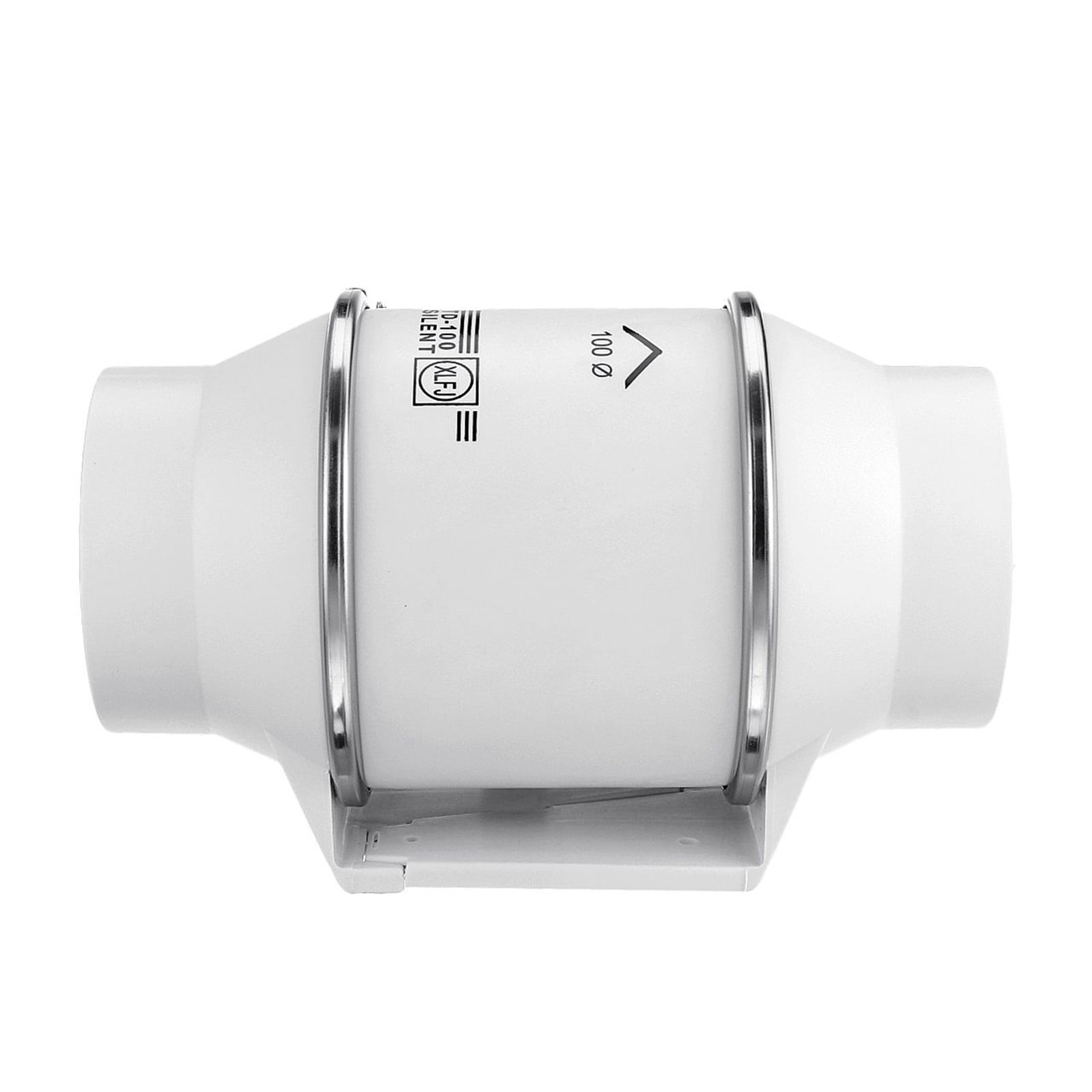 4 Inch Exhaust Fan Wall Window Mountable Toilets Kitchen Bathroom Home Silent Inline Pipe Duct Fan Ventilate Air Cleaning ,Energy-Efficient