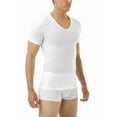 thumbnail image 2 of Underworks Mens Microfiber V-Neck Light Compression T-Shirt, 2 of 5