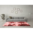 thumbnail image 3 of Ahgly Company Indoor Rectangle Abstract Red Modern Area Rugs, 5' x 7', 3 of 4