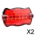thumbnail image 1 of Luces LED traseras de seguridad para bicicleta de montaña y carretera 2 piezas Sharpla Color rojo, 1 of 8