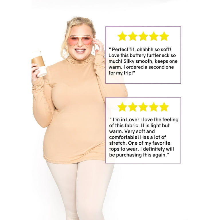 Walmart plus size turtlenecks sale