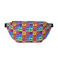 thumbnail image 3 of Sigee Doodle Faces Emotions for Multi-functional Belt Bag for Men and Women With Adjustable Strap For Travel Running Hiking, 3 of 8
