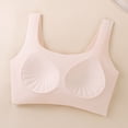 thumbnail image 3 of PNTUTB Women's Naked-Feel Seamless Bra,Lightweight Soft Breathable Wire-Free Zero-Constraint Tank Top Style Bra, 3 of 4