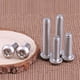 thumbnail image 3 of Tornillos de cabeza segmentada - Pernos Tornillos Torx, Tornillos para máquinas de cabeza redonda, Tornillos de acero inoxidable, M8×25 mm, 10 piezas, 3 of 5