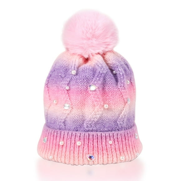 PinkSheep Gorro de Mameluco para Mujer, Gorro de Esquí de Punto Holgado Grueso, Accesorios de Disfraz de Invierno