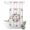 EasterQS7799, variant on No Hook Shower Curtain with Built-in Rings - Spring Gnomes Easter Washable Waterproof Fabric Bathroom Curtains for Hotel,Rentals, Stall 36 X 72 Inch , Flowers Butterflies Grey Plaid