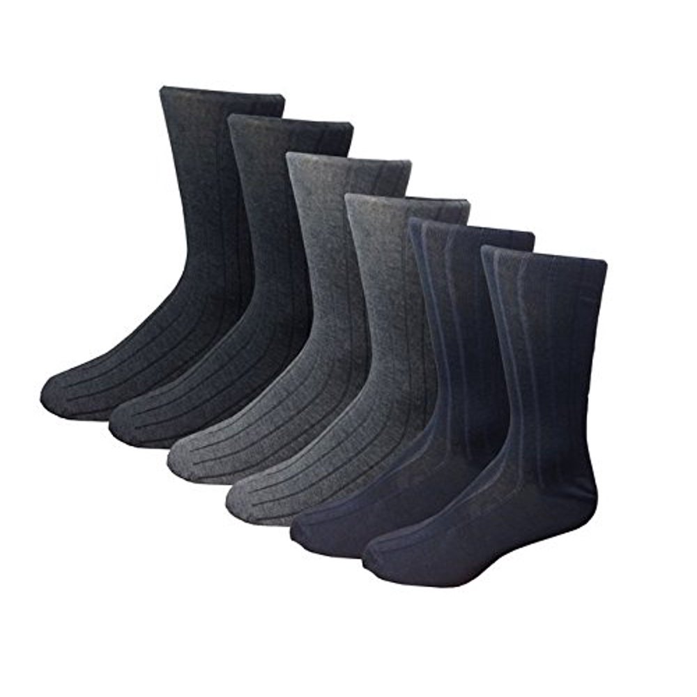 Cole Cole New York Men's Flat Knit Crew Socks (Pack