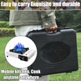 thumbnail image 4 of Cqxid Carte d'Expérience de Camping Poêle à Moins de 40 $ Batterie de Cuisson Poêle de Camping Portable Poêle de Camping Table Extérieure BBQ 2900 W Réglage de Puissance Accessoires de Cuisson pour Camping Randonnée Jardin, 4 of 9